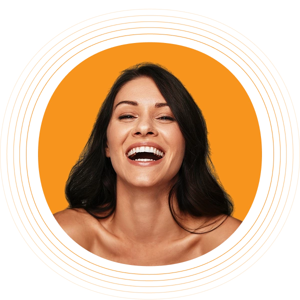 Beneficiária Luminar Saúde sorrindo
