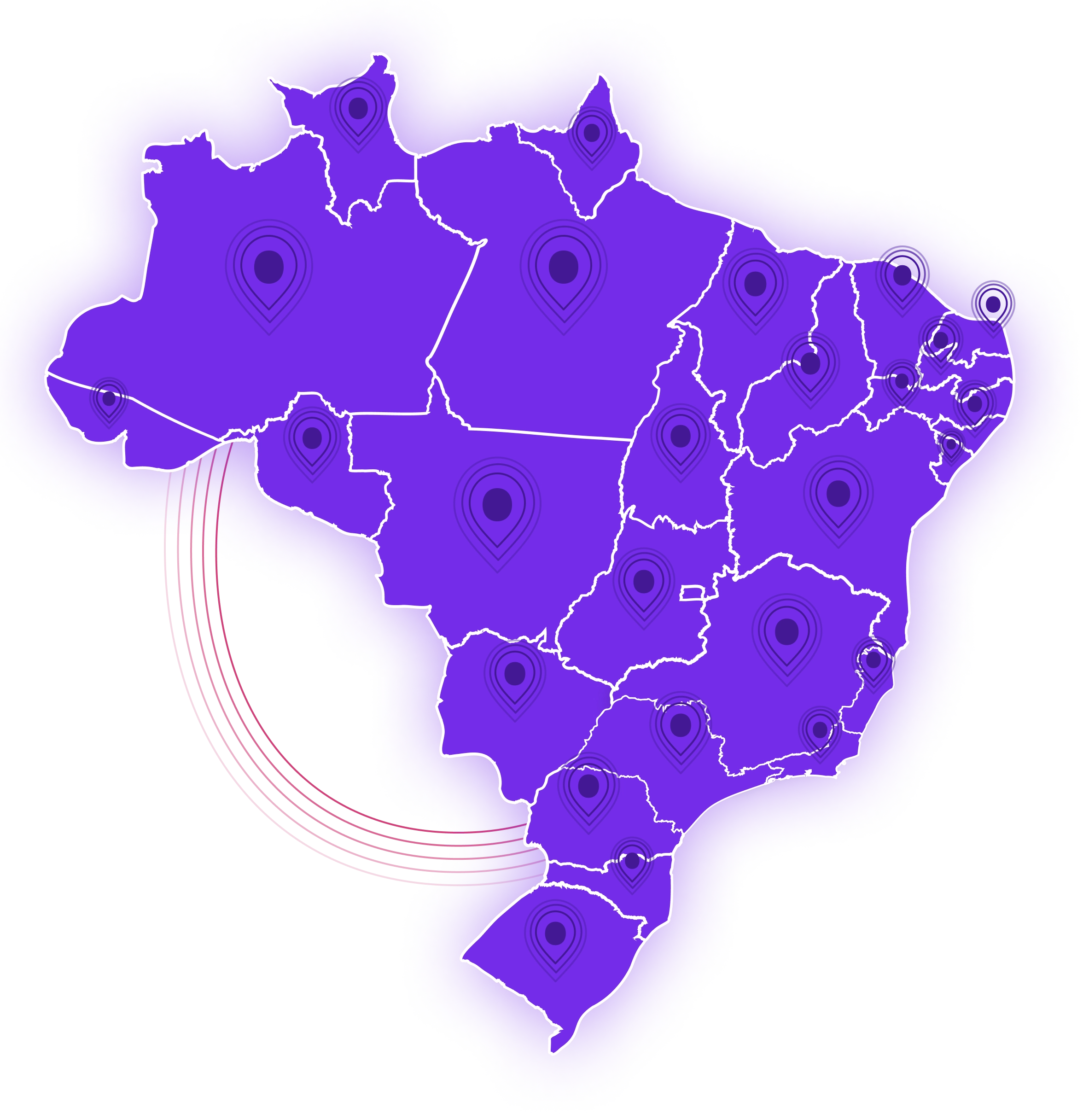 Mapa do Brasil - Odont